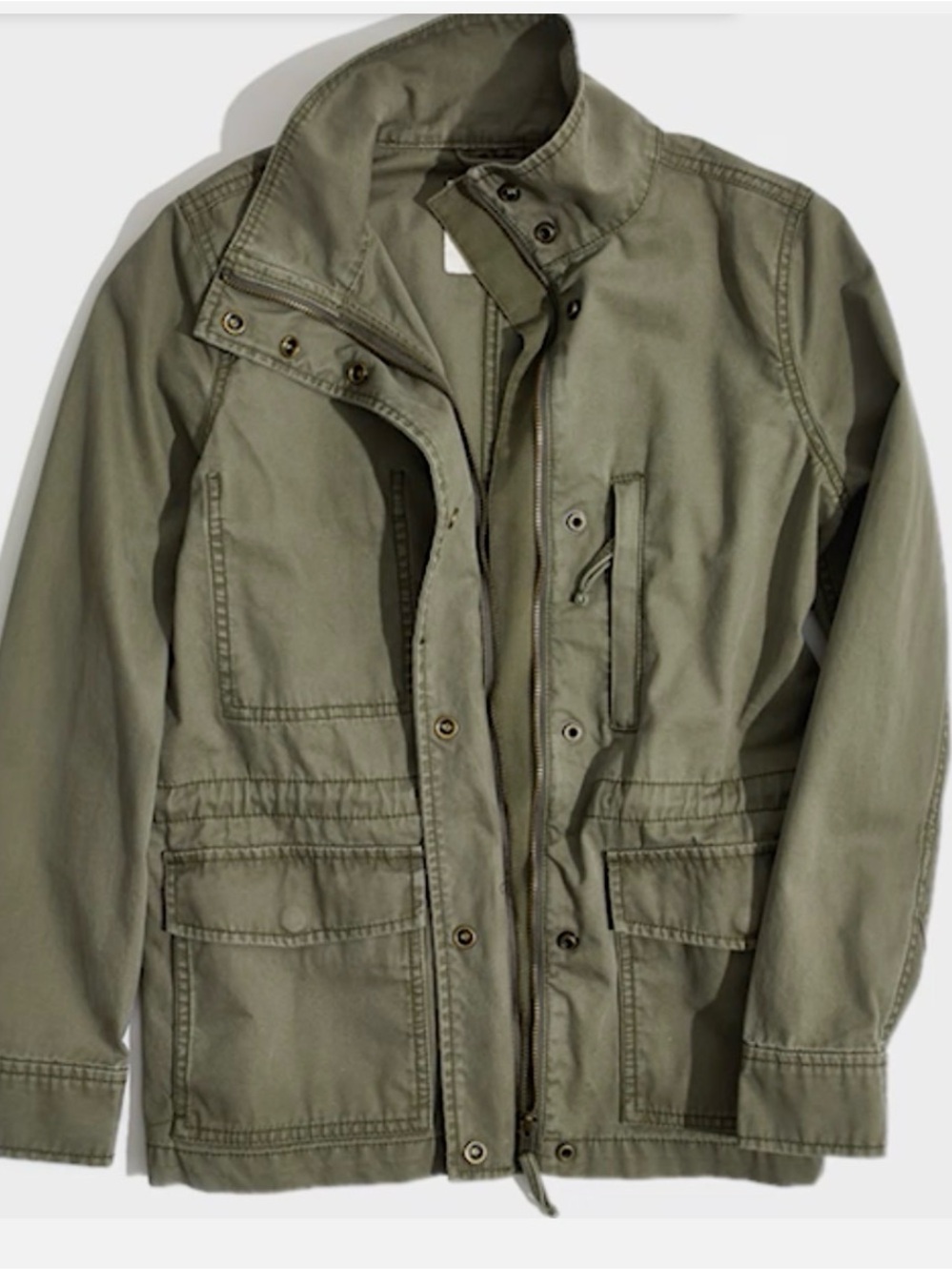 Madewell Olive Green Military Field Jacket